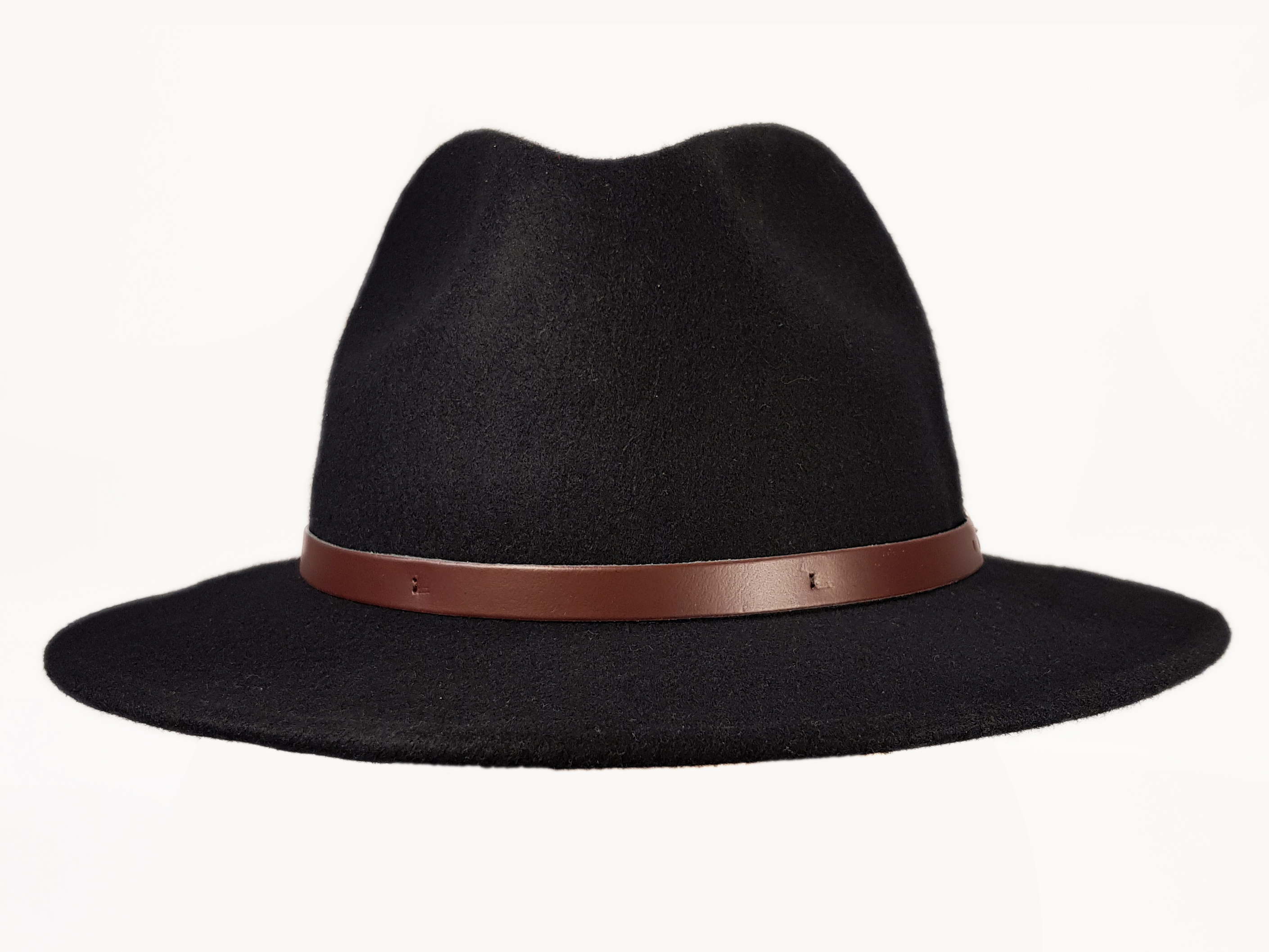 Simple Wool Fedora Hat 