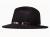 Wool Fedora Hat With Decorated Leather Belt