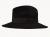 Wool Fedora Hat With Material Belt